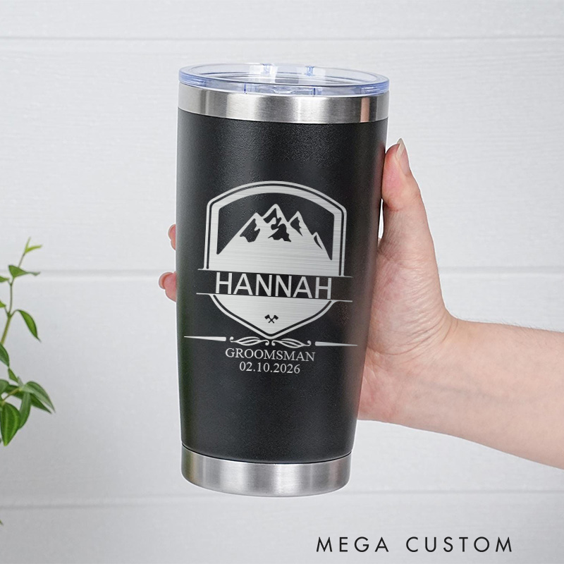 Personalized 20oz Tumblers for Groomsmen Wedding Favors Tumbler Groomsman Gift Tumbler Best Man Gift Groom Insulated Tumbler