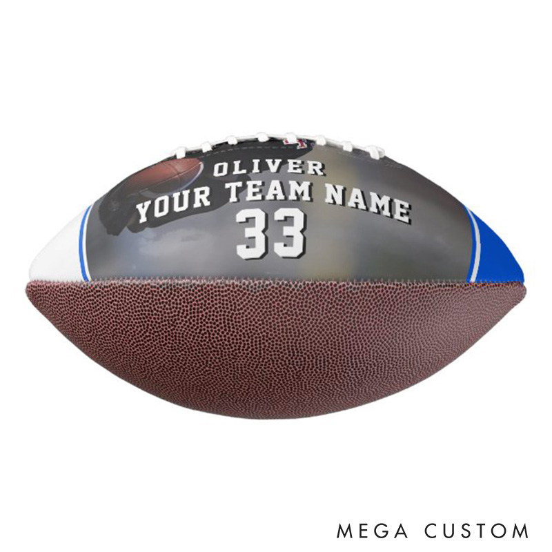 [Copy]Personalized American Football "BEST DAD EVER"with Custom Photo and Celebrate the World's Best Dad