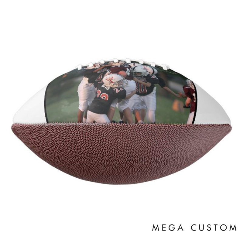 [Copy]Personalized American Football with Custom Photo and Celebrate Your Player's Passion