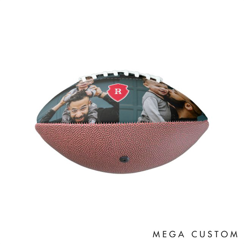 [Copy]Personalized “BEST FATHER EVER” American Football with Custom Photo and Celebrate Your Hero
