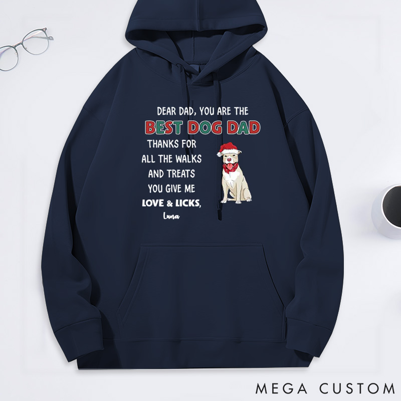 Personalized Dog Lover You Give Us Dog Dad Classic Hoodies