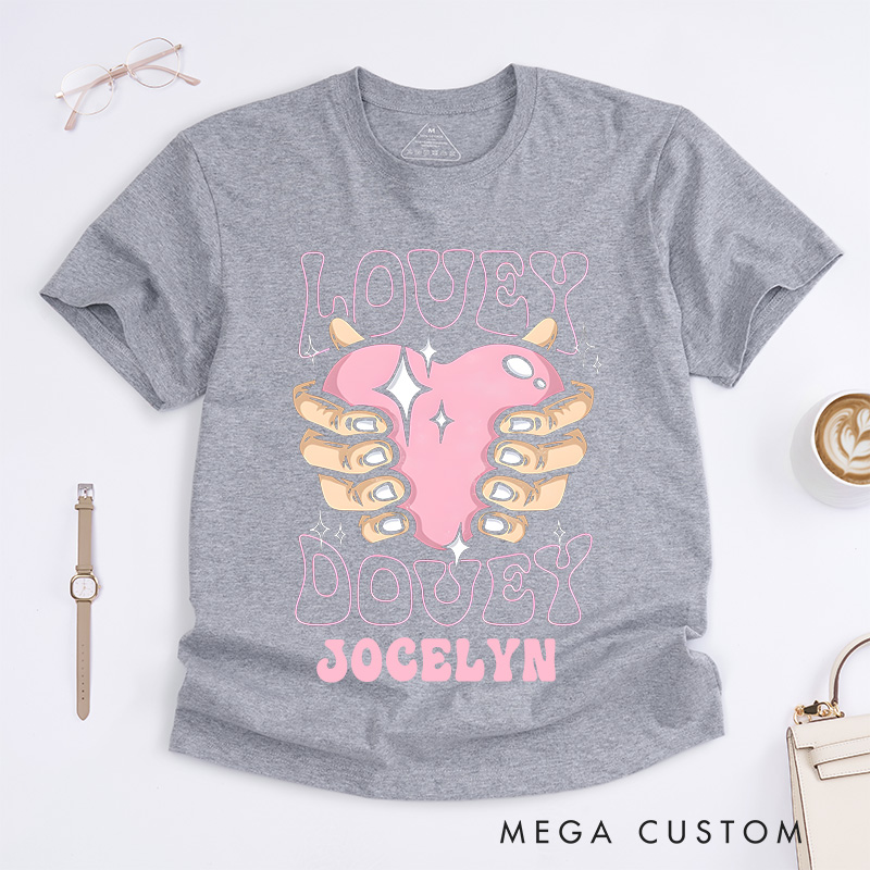 Personalized Nurse T-Shirts Lovey Dovey Fashion Design T-Shirts