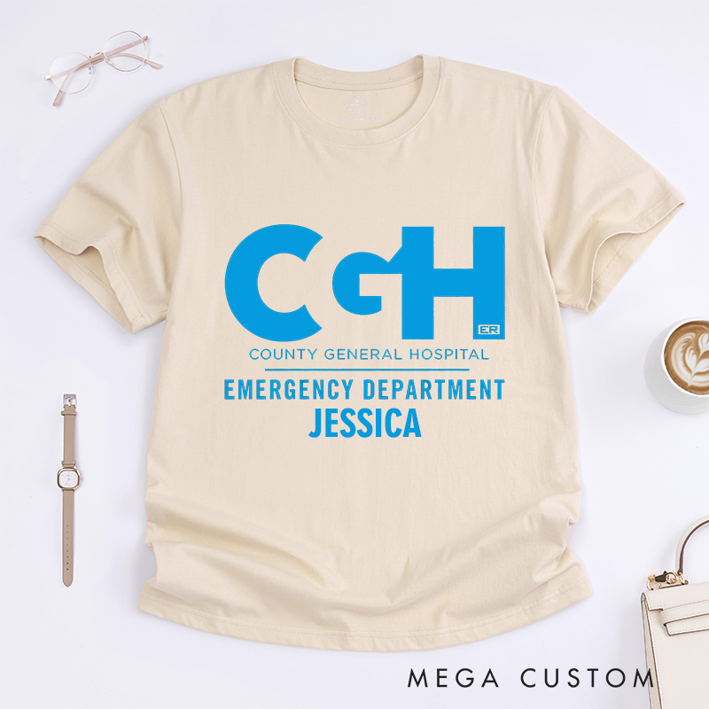 Personalized Nurse T-Shirts Emergency Department Fashion Design T-Shirts