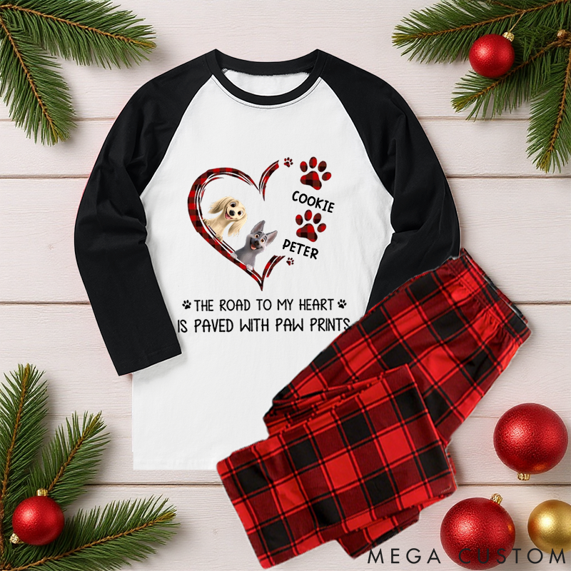 Personalized Dog Lover Paved with Paws Family Matching