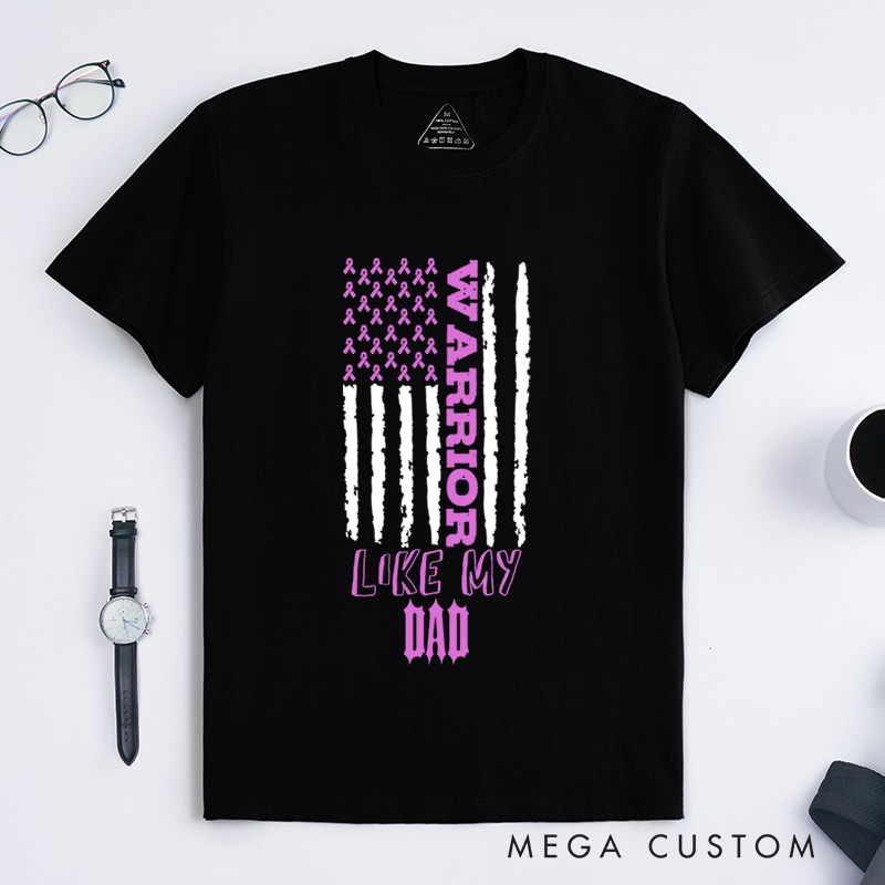 Personalized Warrior Like My Testicular Awareness T-Shirt