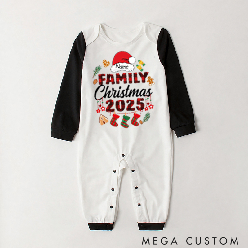 Personalized Funny Reunion Santa Theme Family Christmas Pajamas