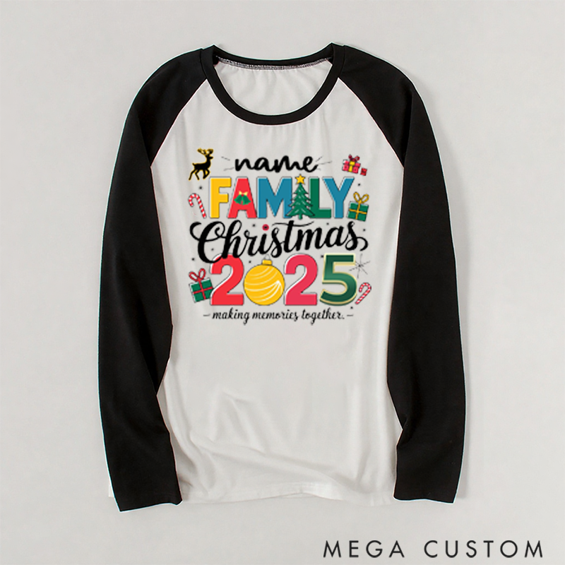 Personalized Family Making Memories Together Christmas Pajamas Gift for Family