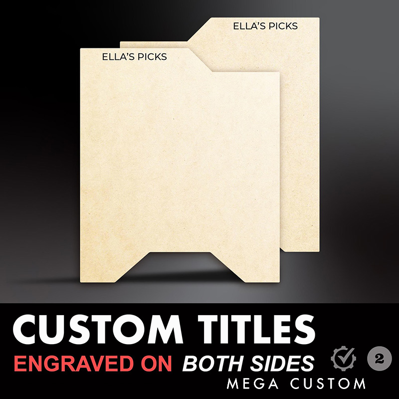 Personalized Wooden Vinyl Record Dividers Classic Tab record dividers Musician Gift Music Teacher Gift Father Gift