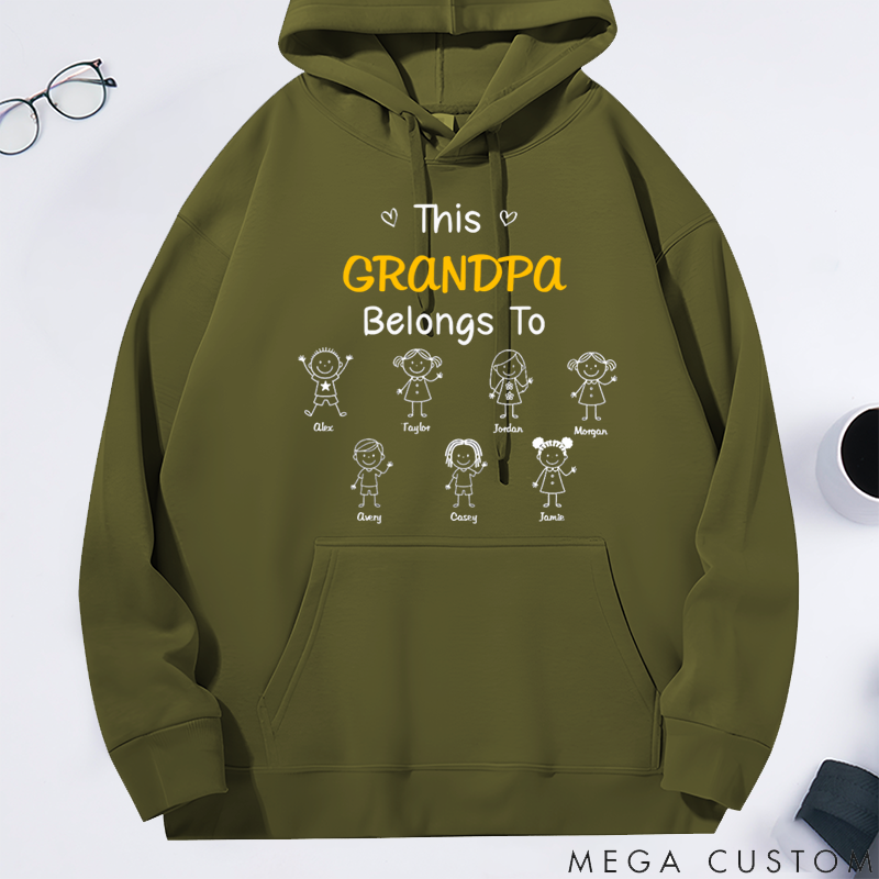 Personalized Classic Hoodies Birthday Gifts for Dad Grandpa
