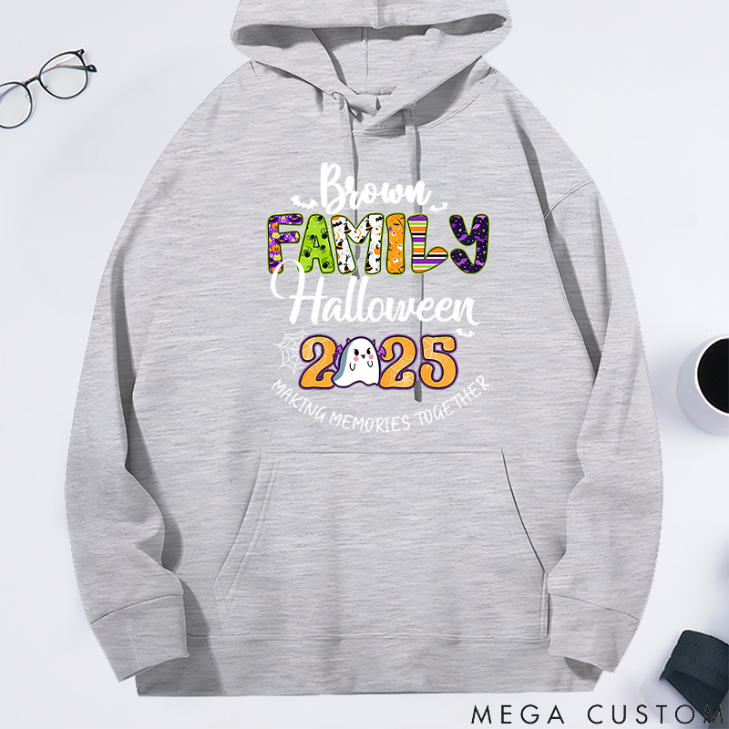 Personalized Halloween Making Memories Together Classic Hoodies Halloween Party Gift