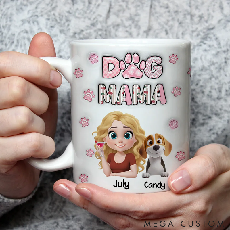 Personalized Dog Lover Cherry on Top Mugs
