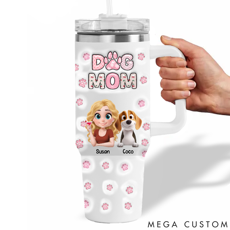 Personalized Dog Lover Cherry on Top 40oz Tumbler