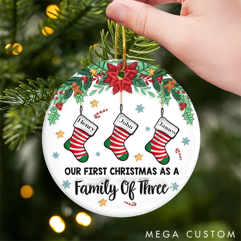 Personalized Family Christmas Ornaments Creating Lasting Memories with Our Festive Stocking Tradition