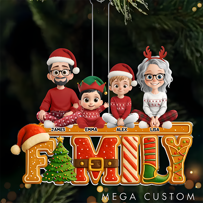 Personalized Family Christmas Ornament Infuse Your Home with Festive Cheer