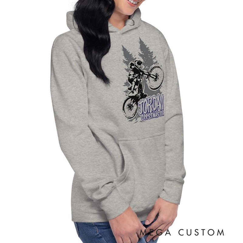 Personalized Boostmaster Mountain Biking Hoodie Cycling Camping Gift Adventure Outdoor Hoodie Retro Bike Graphic Bike Lovers Hoodie Gift