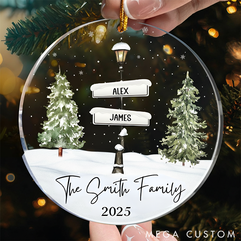Personalized Family Christmas Ornaments Making Our Holiday Season Special with Our First Christmas as a Family