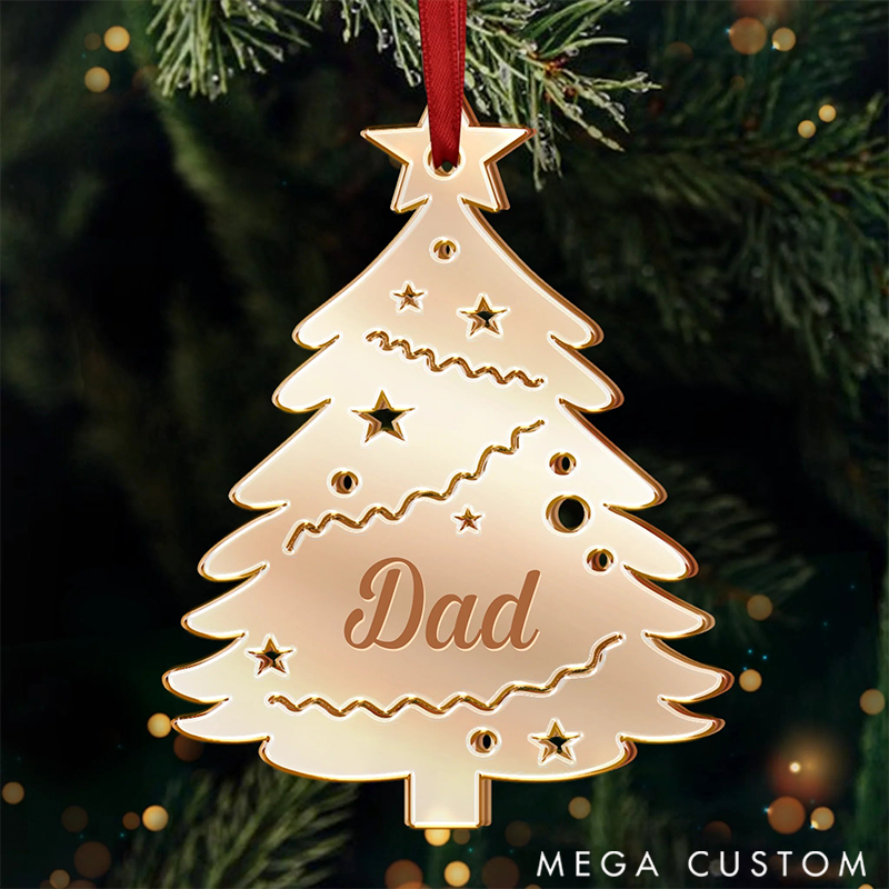 Personalized Family Christmas Ornaments Our Family Tree Shines Bright