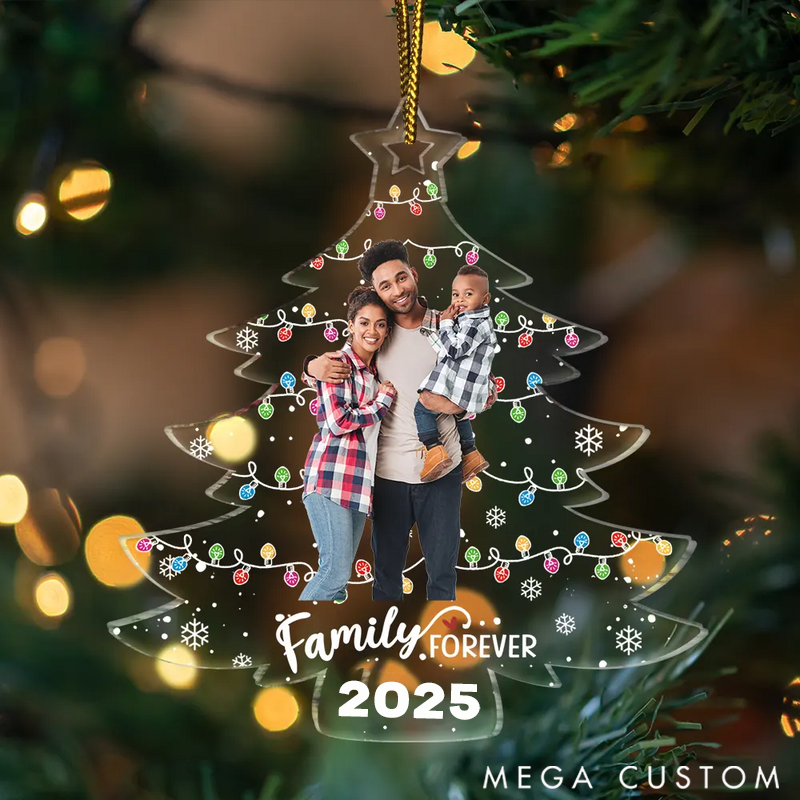Personalized Christmas Ornament Custom Photo Family Friends Christmas Tree