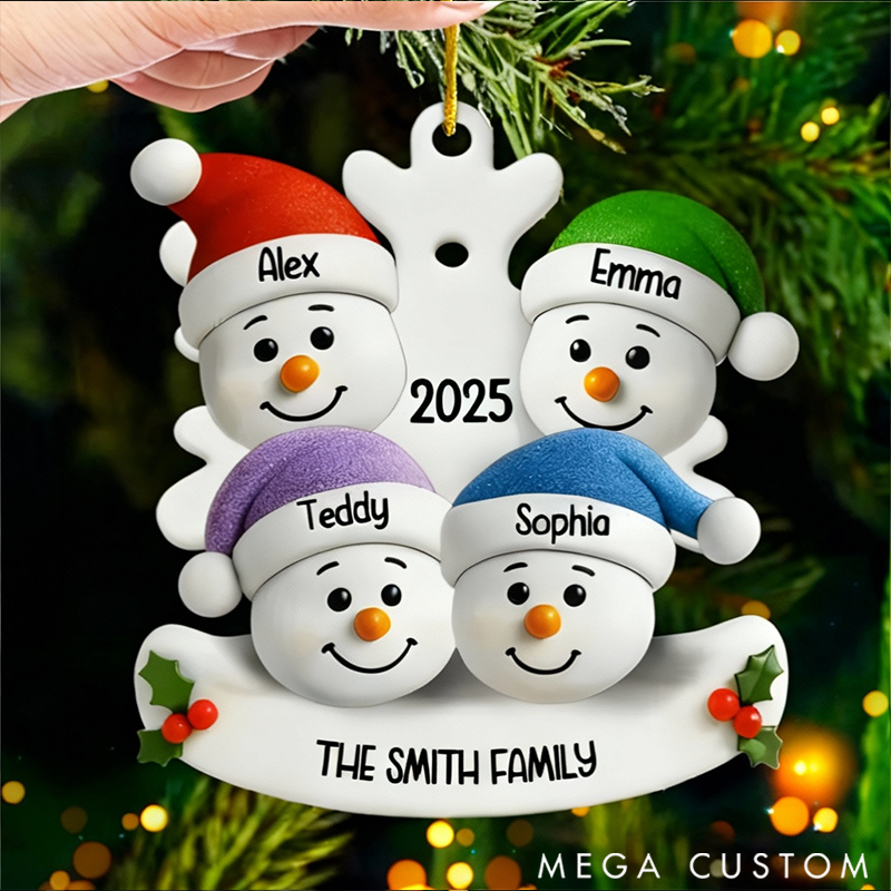 Personalized Family Christmas Ornaments Warm Hearts Together