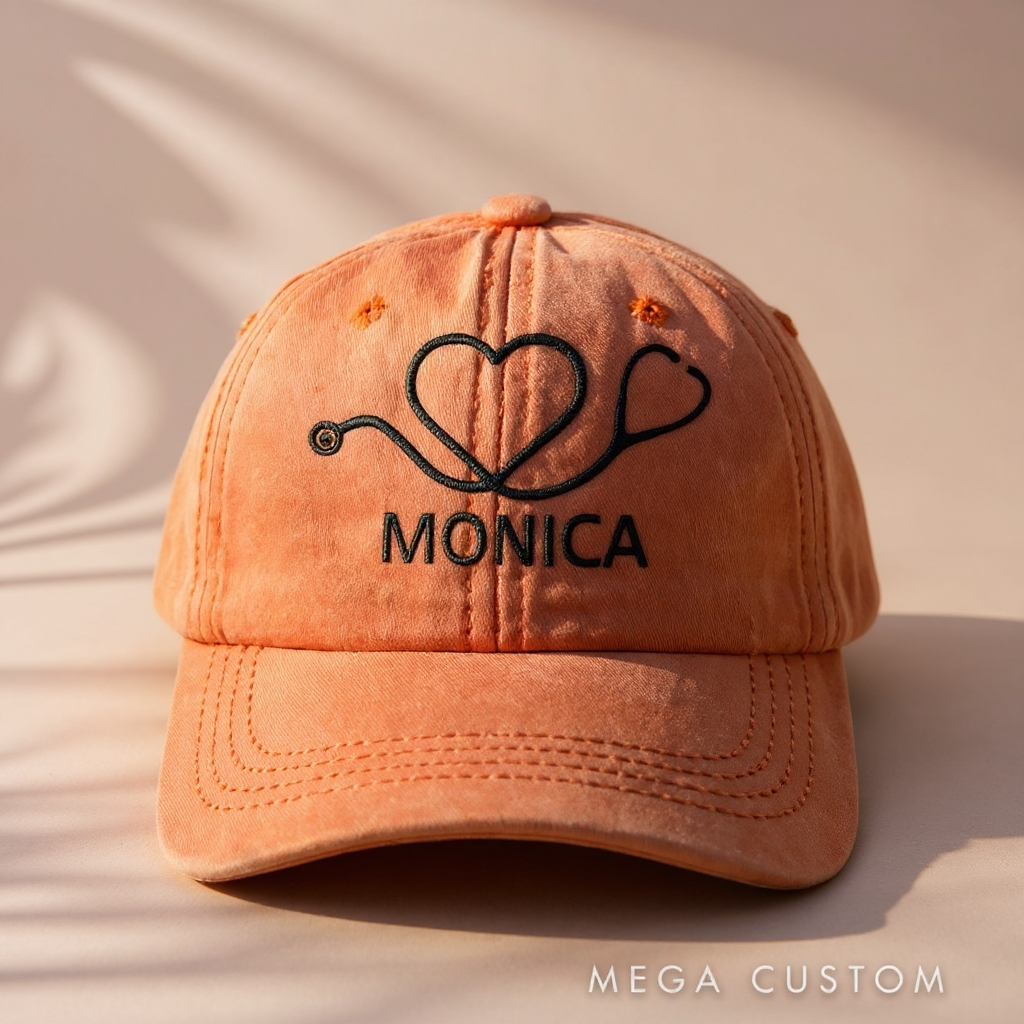 Personalized Caps for Nurse Embroidered Baseball Cap Medical Worker Hat Custom Nurse Gift Nurse Appreciation Hat