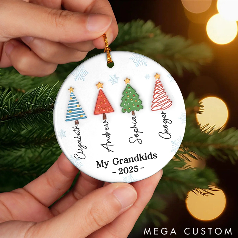 Personalized Family Christmas Ornaments Our Festive Family Forest