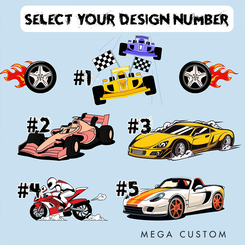 Personalized Birthday Racing Blanket Custom Name and Year Blanket Gift for Racer and Racing Lovers