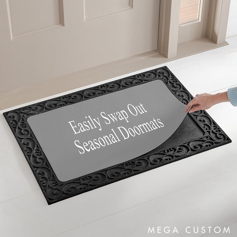 Personalized Lake House Door Mat Custom Family Name Welcome Mat Indoor Outdoor Decor Housewarming Gift for New Home