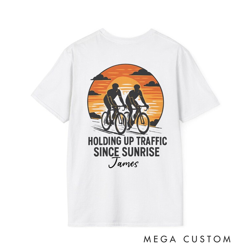 Personalized Funny Cycling Tshirt Cycle Humor Tshirt Gift for Bike Enthusiasts Great Gift for Dad Wide Range of Colors