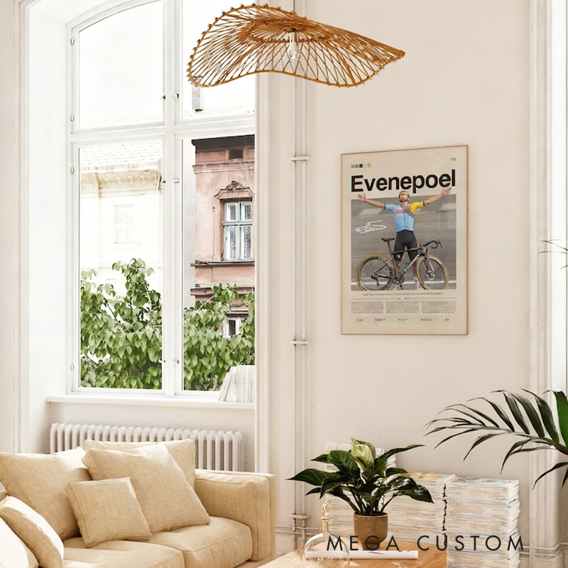 Personalized Photo Remco Evenepoel Poster Evenepoel Cyclist Print Framed Evenepoel Art Cyclism Decor Olympic Gold Poster Cyclism Poster Bycicle Wall Art