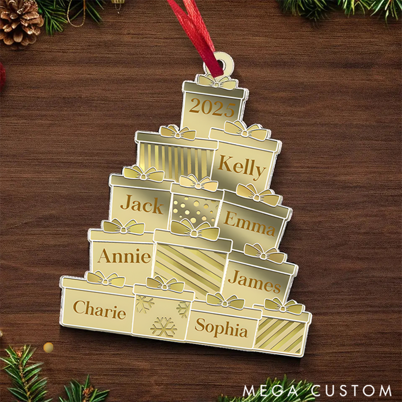 Personalized Family Ornaments Christmas Family is Life’s Greatest Treasure
