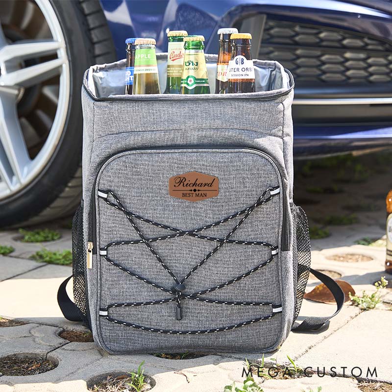 Personalized Groomsmen Cooler Bag Custom Men's Cooler Bag Groomsmen Gifts Beer Can Cooler Backpack Bachelor Party Gift Best Man Gift