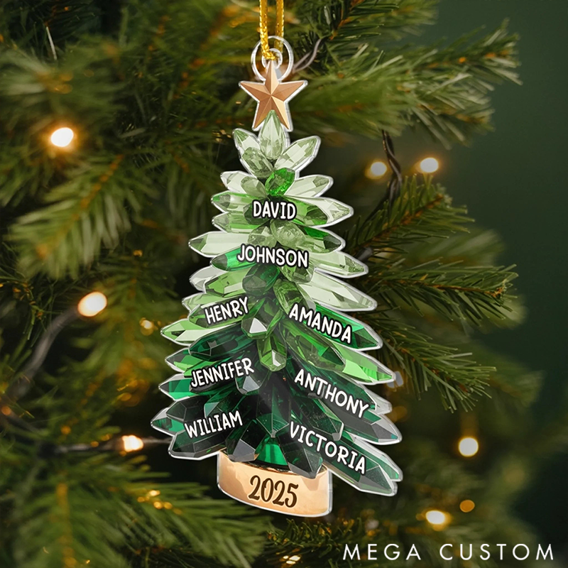 Personalized Family Christmas Ornaments Home Filled With Holiday Cheer