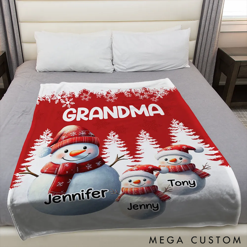 Personalized Mom You are My Hero Printed Blanket Mother's Day Gift for Mom Grandma