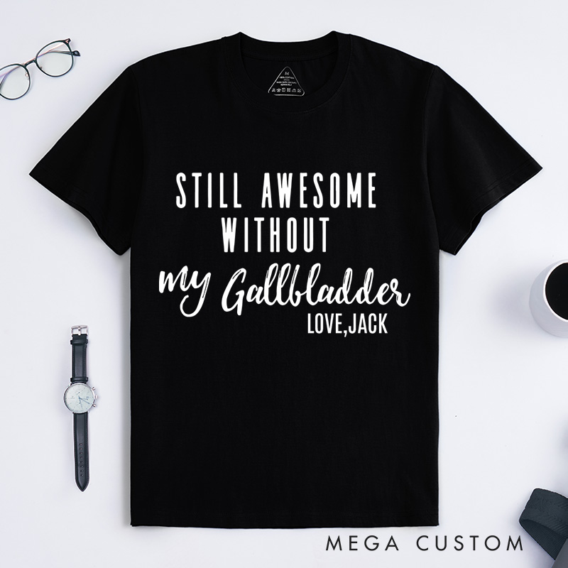 Personalized Gallbladder Surgery T-Shirt Surgery Recovery Gift Get Well Gift