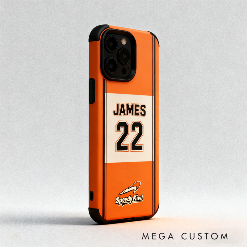 Personalized Vintage Racing Phone Case Custom Name and Number Retro Car Style Gift for Racers and Racing Lovers