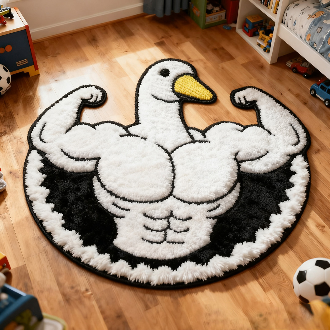 Personalized Silly Goose Lifting Doormat and Workout Transform Gym Space with Custom Name Powerlifting Gift Funny Fitness for Fitness Gym Owner Lovers