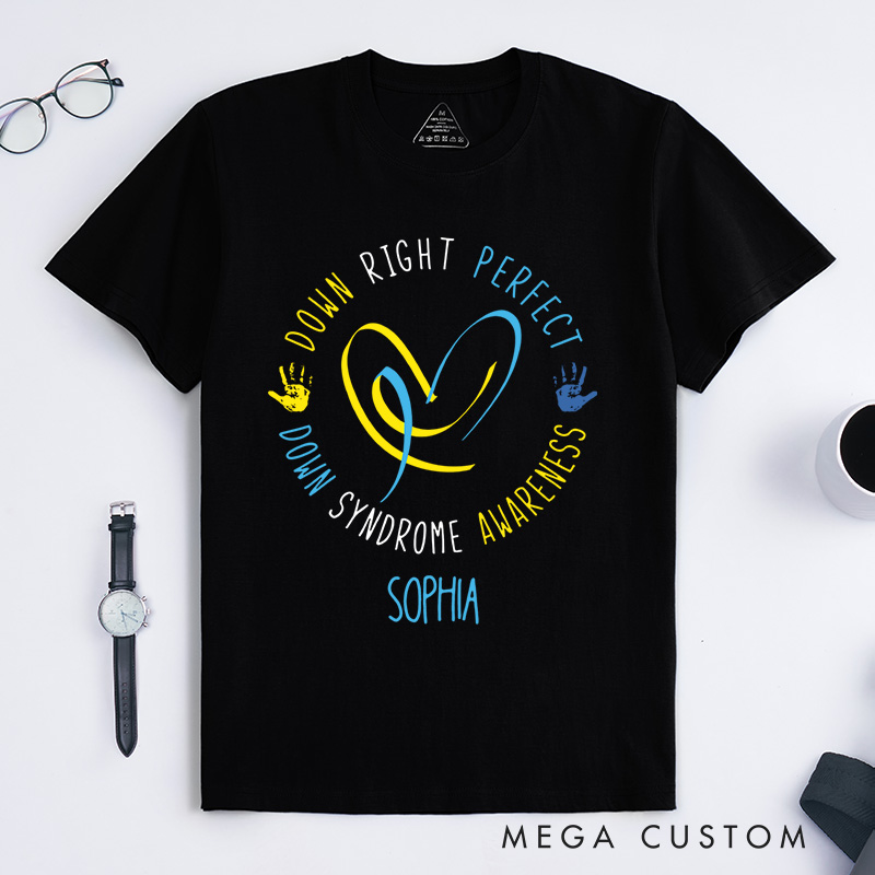 Personalized Down Syndrome Awareness Shirt Celebrating Love and Acceptance for Every Individual