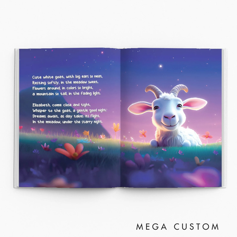 Personalized Children's Book with Cute Animals Sweet Dreams Little Name Bedtime Storybook for kids Boy Girl Grandchild Birthday Gift Christmas Gift
