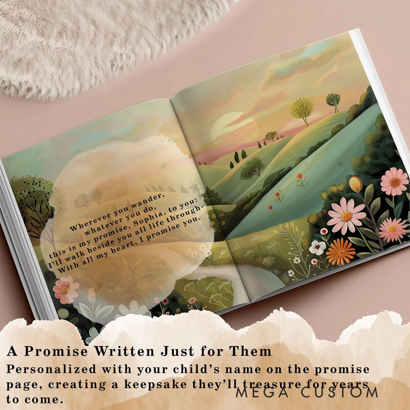 Personalized a Promise to Children’s Book Illustrated Woodland Animal Adventure Bedtime Storybook with Name for Kids Boy Girl Grandchild Birthday Gift Christmas Gift