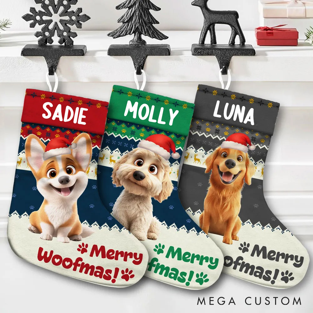 Personalized Dog Lover Funny Dog Christmas Christmas Stockings