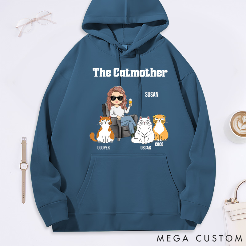 Personalized Cat Lover the Catmother Classic Hoodies