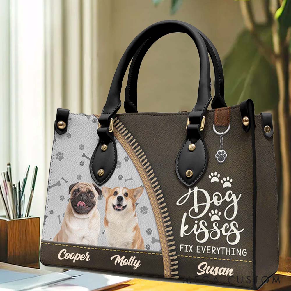 Personalized Pet Lover Custom Photo Life is Better with Fur Babies Tote Bag