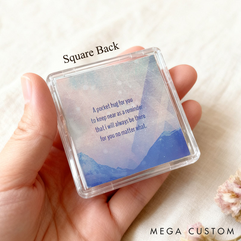 Personalized Couple Long Distance Pocket Hug Coin Custom Couple 2 Cities Coin with text Anniversary Gift For Him Her Valentine's Day Gift