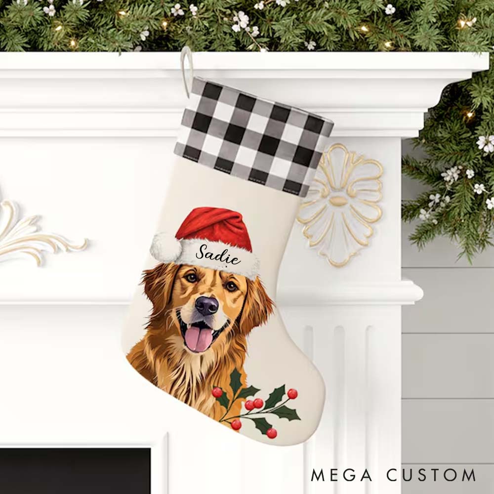 Personalized Pet Lover Custom Pet Stocking Christmas Stockings