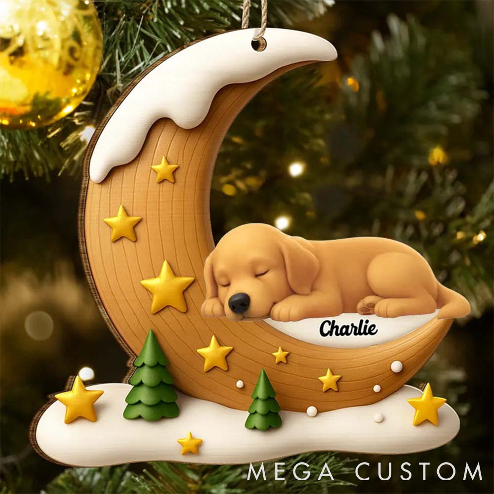 Personalized Dog Lover the Brightest Star in the Sky Dog Memorial Christmas Ornament