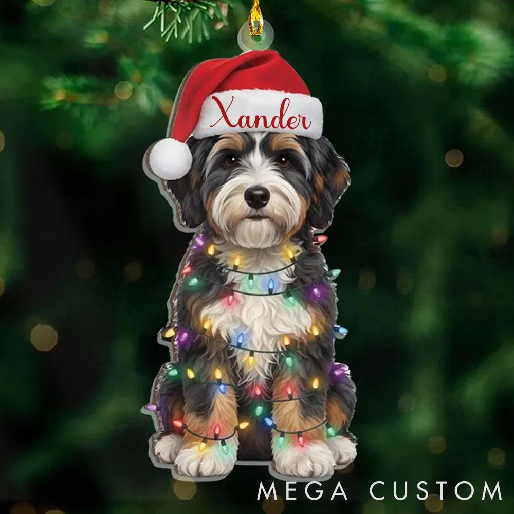Personalized Pet Lover Pet Name Decoration Christmas Ornament