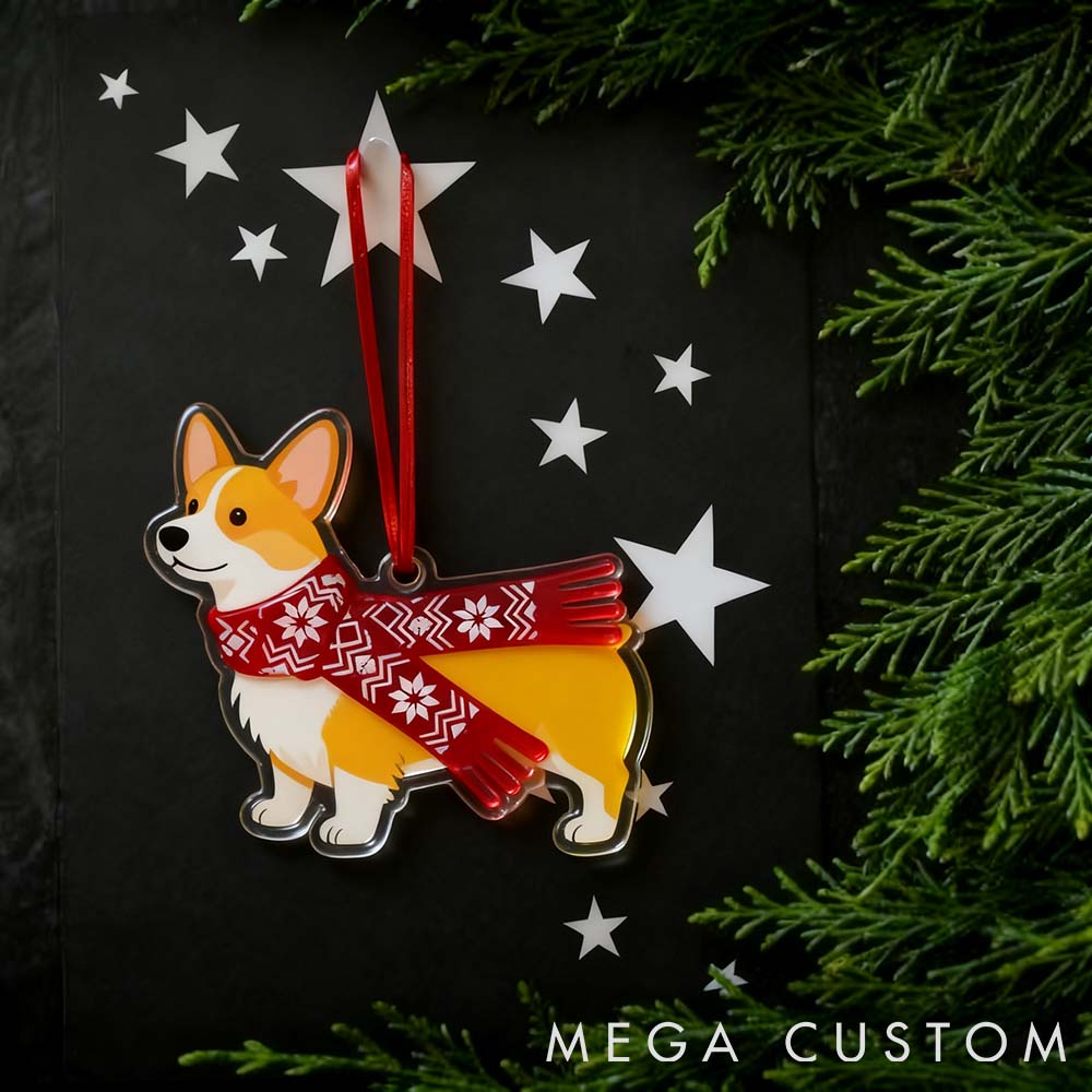 Personalized Pet Lover Pet Photo Christmas Ornament