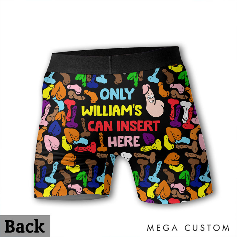 Personalized LGBTQ Support Men’s Boxer Briefs Custom Humorous Only You Boxers for LGBTQ Valentine's Boxer for LGBTQ Boyfriend