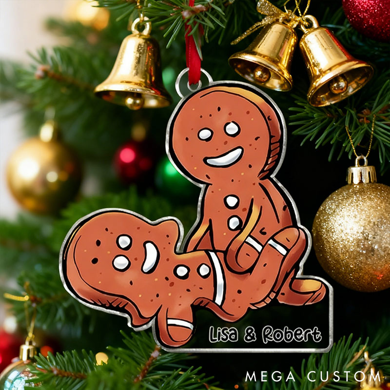 Personalized Christmas Naughty Sex Couple Ornament for Girlfriend Boyfriend Valentine's Day Gift for Newlyweds Couple Gift for Wife Husband
