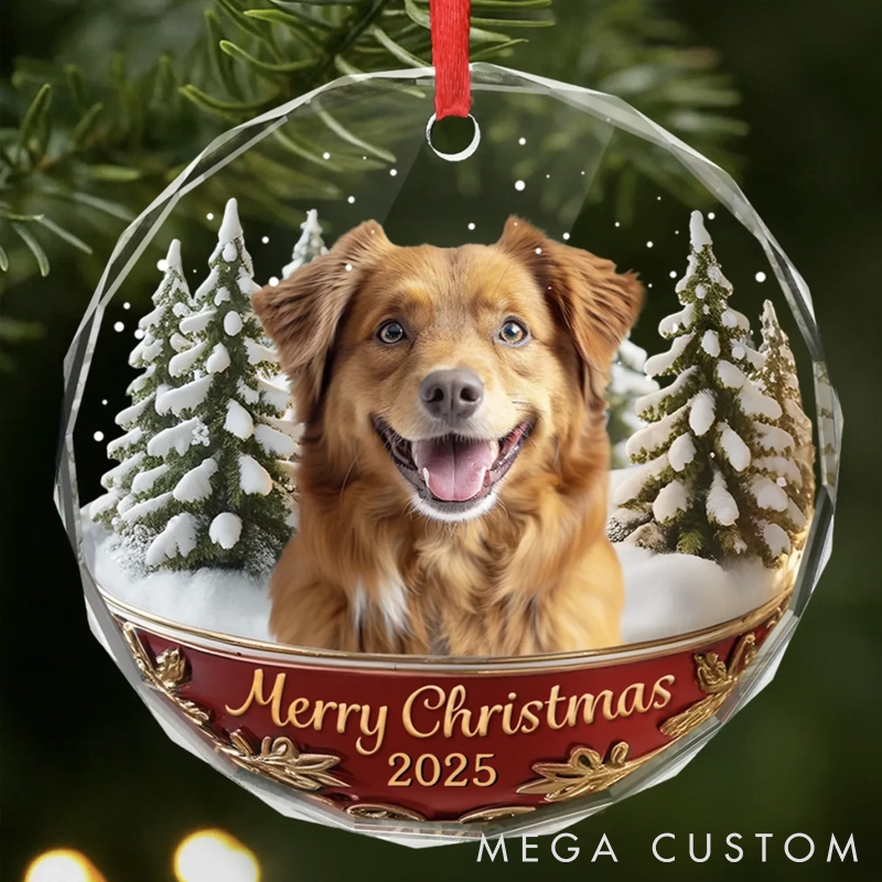 Personalized Pet Lover ife Feels Better With Pets Christmas Ornament